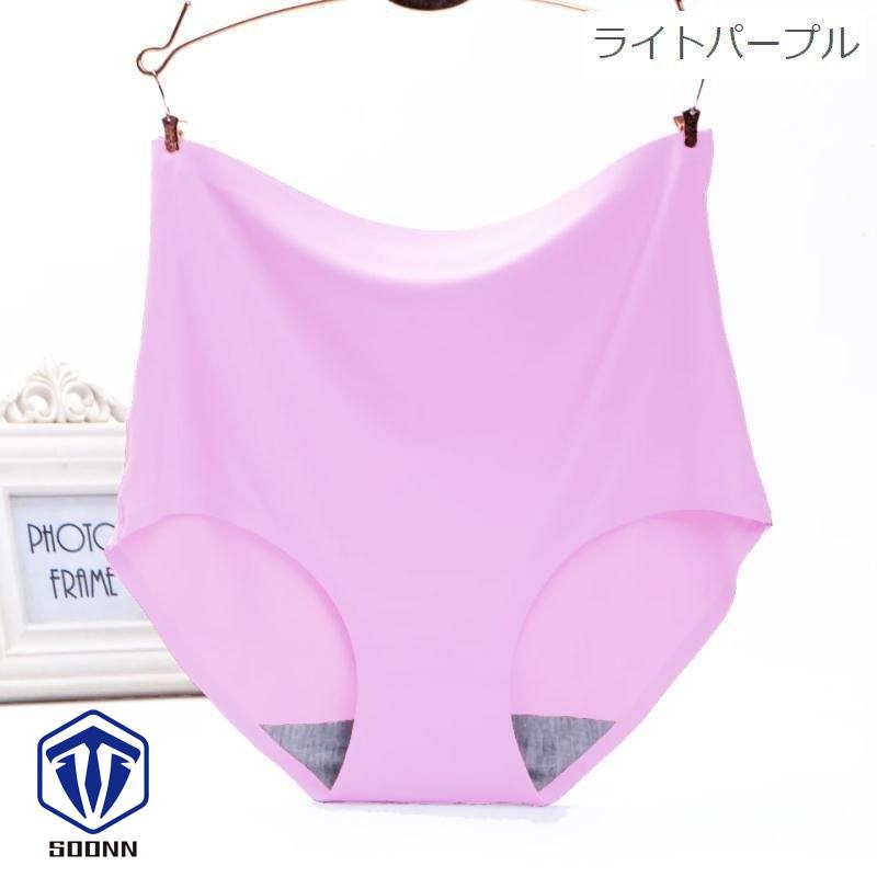 スタンダードショーツ シームレス フルバックショーツ 単品 パンツ パンティー 大きいサイズ お腹すっぽり ハイウエスト レディース インナー 深履き 