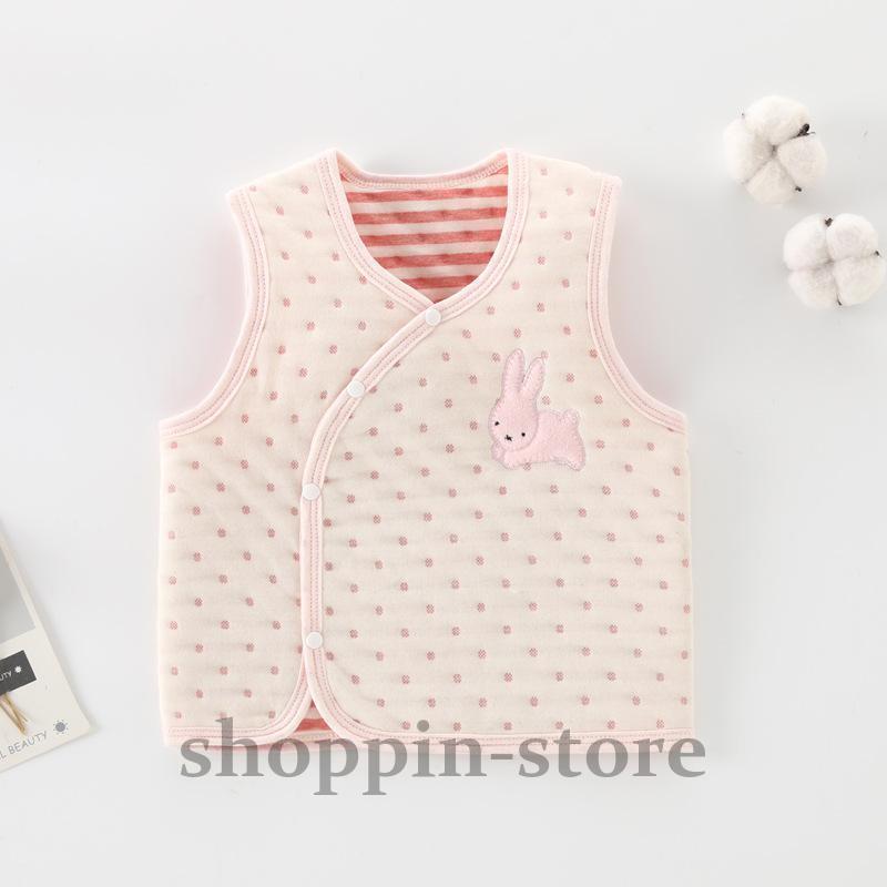 ベビーベスト春秋冬外着赤ちゃん小さな馬クリップ暖かい綿新生児子供ベスト男性と女性の純粋な綿は 肩をすることができます。  