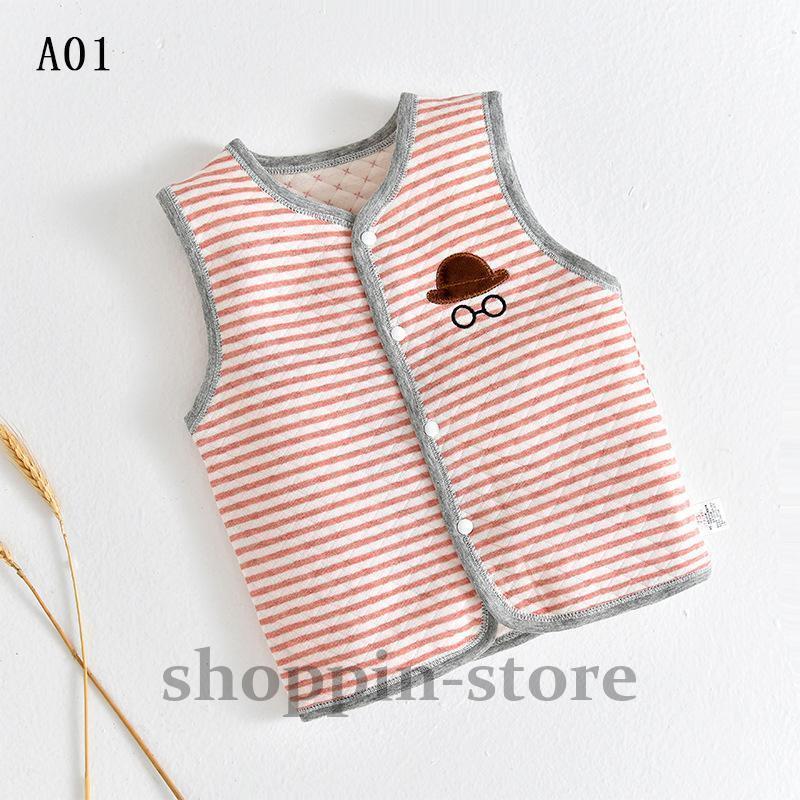 ベビーベスト春秋冬外着赤ちゃん小さな馬クリップ暖かい綿新生児子供ベスト男性と女性の純粋な綿は 肩をすることができます。  