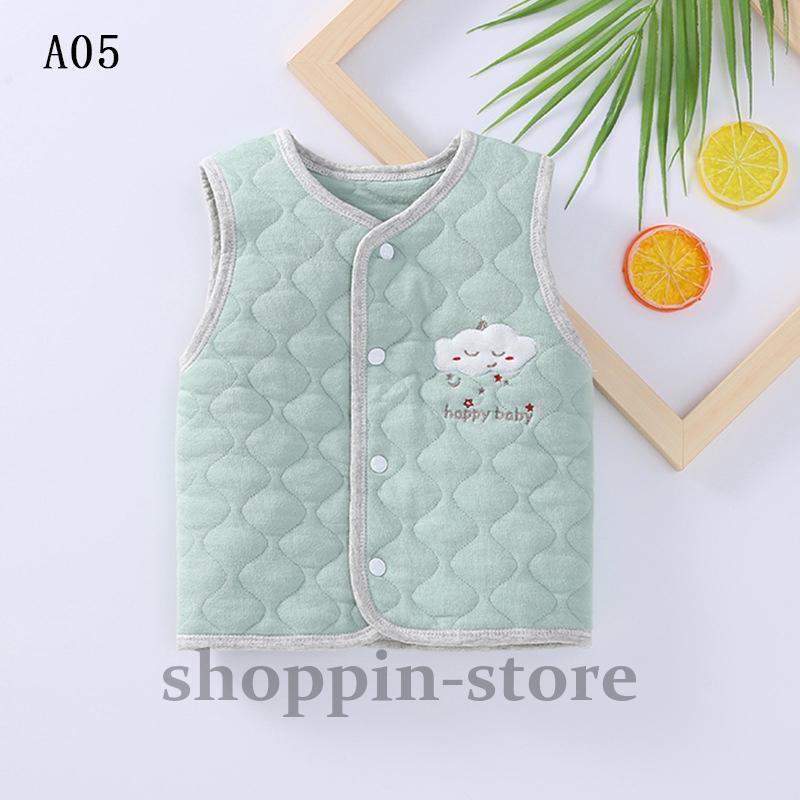 ベビーベスト春秋冬外着赤ちゃん小さな馬クリップ暖かい綿新生児子供ベスト男性と女性の純粋な綿は 肩をすることができます。  