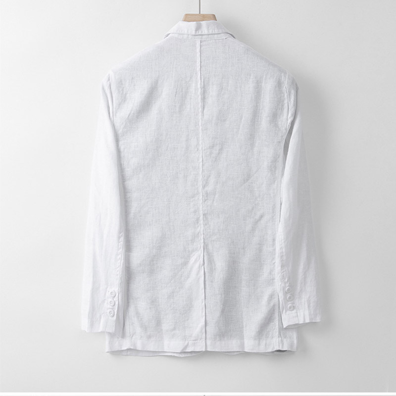 テーラードジャケット メンズ 麻ジャケット リネン アウター 長袖 リゾート スーツ ジャケット 2つボタン リモートワーク 春秋 ライトジャケット カジュアル 