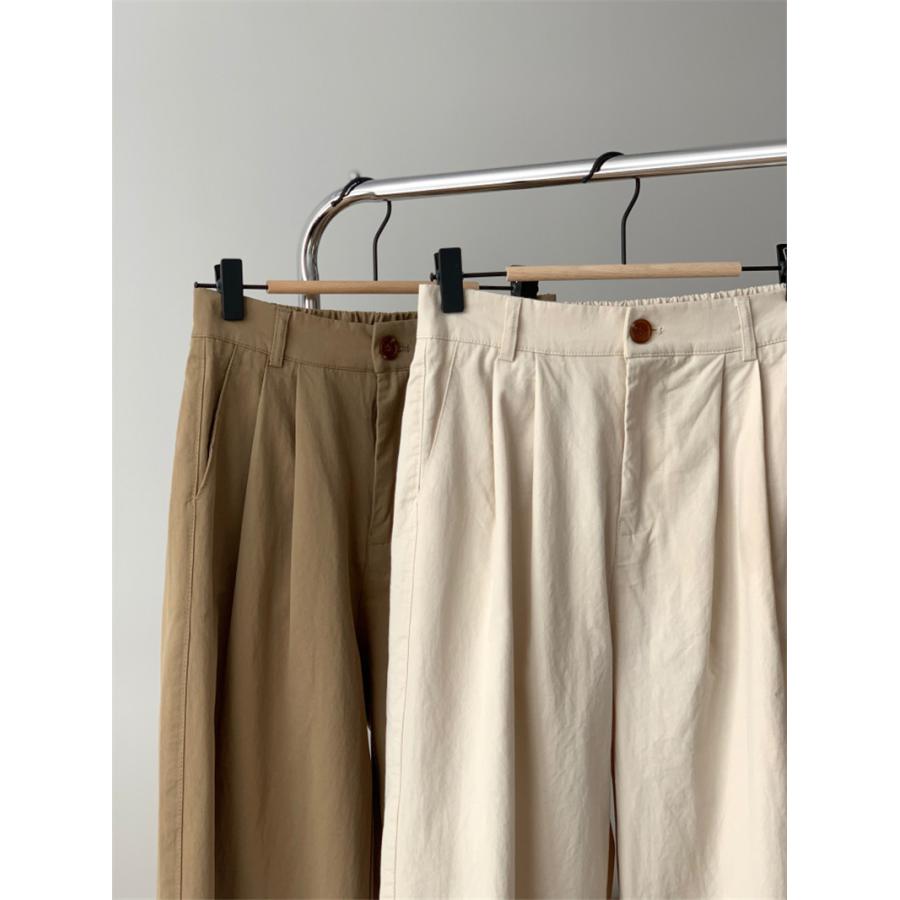 チノパン ワイドパンツ テーパードパンツ レディース パンツ ウエストゴム ゆったり ロング イージーパンツ 春夏 体型カバー カジュアル 秋 ズボン 