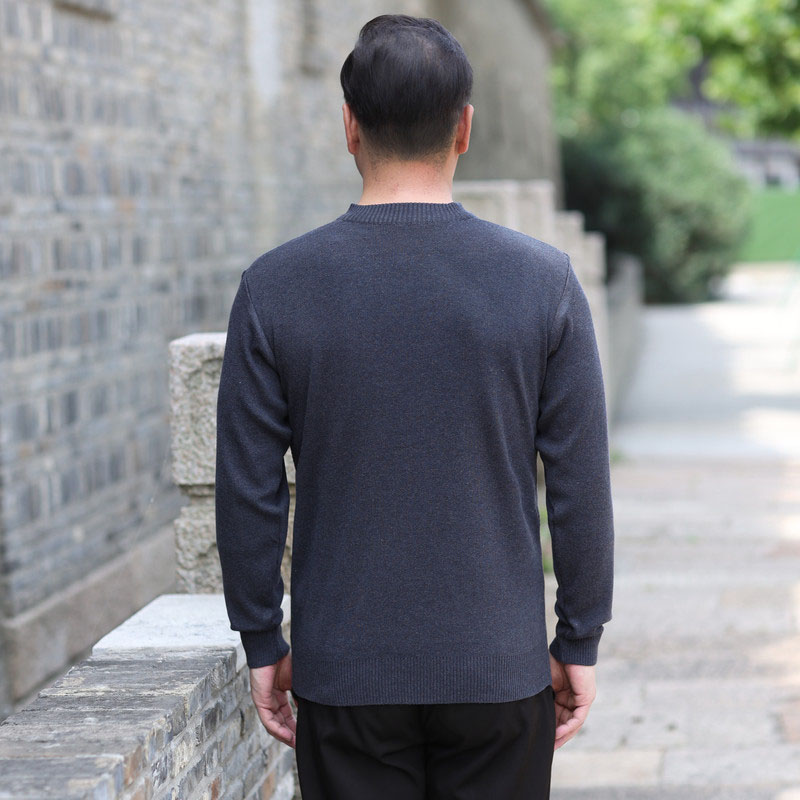 ニット セーター メンズ◆クルーネック秋服 冬服 紳士 メンズ 誕生日 シニア ゴルフ プレゼント ギフト シニアファッション クリスマス 敬老の日 