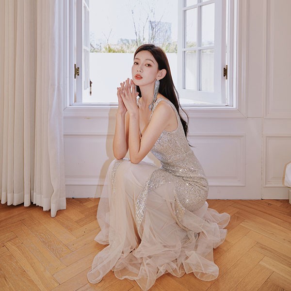キラキラドレス マーメイドドレス 大人 ピアノ 発表会 ロングドレス 二次会花嫁 演奏会 セクシー 母親披露宴 パーティードレス 結婚式 