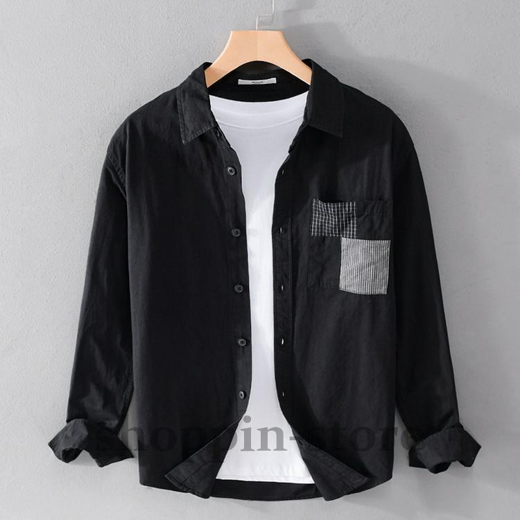 カジュアルシャツ 長袖シャツ トップス シャツ SHIRT きれいめ 春 春 メンズ 