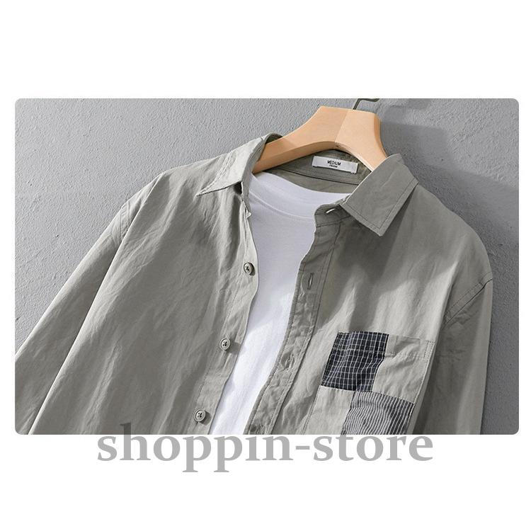 カジュアルシャツ 長袖シャツ トップス シャツ SHIRT きれいめ 春 春 メンズ 