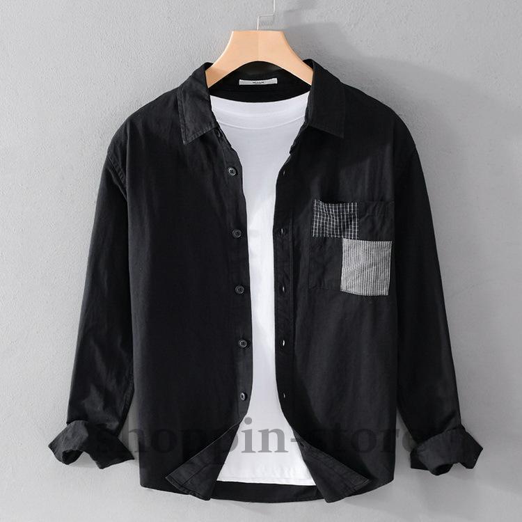 カジュアルシャツ 長袖シャツ トップス シャツ SHIRT きれいめ 春 春 メンズ 