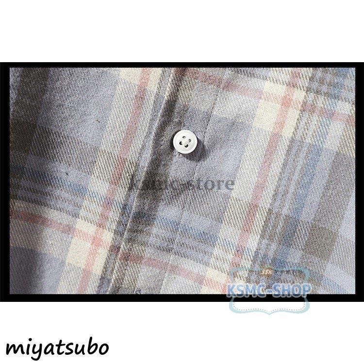 カジュアルシャツ メンズ シャツ チェックシャツ 長袖 メンズシャツ 秋服 スリムシャツ トップス 秋冬 