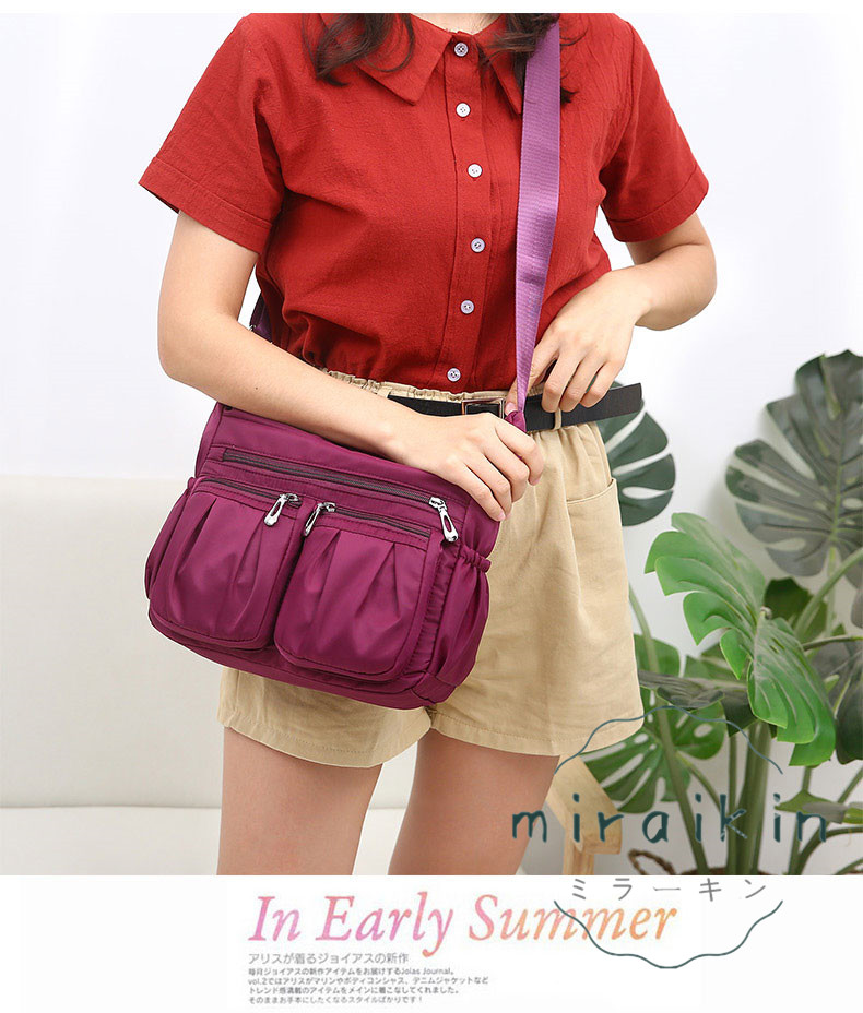 ショルダーバッグ レディース 仕切り トートバッグ ママバッグ 大容量 軽量 大きめ 送料無料 おしゃれ アウトドア お出かけ ファスナー カジュアル 肩掛け 