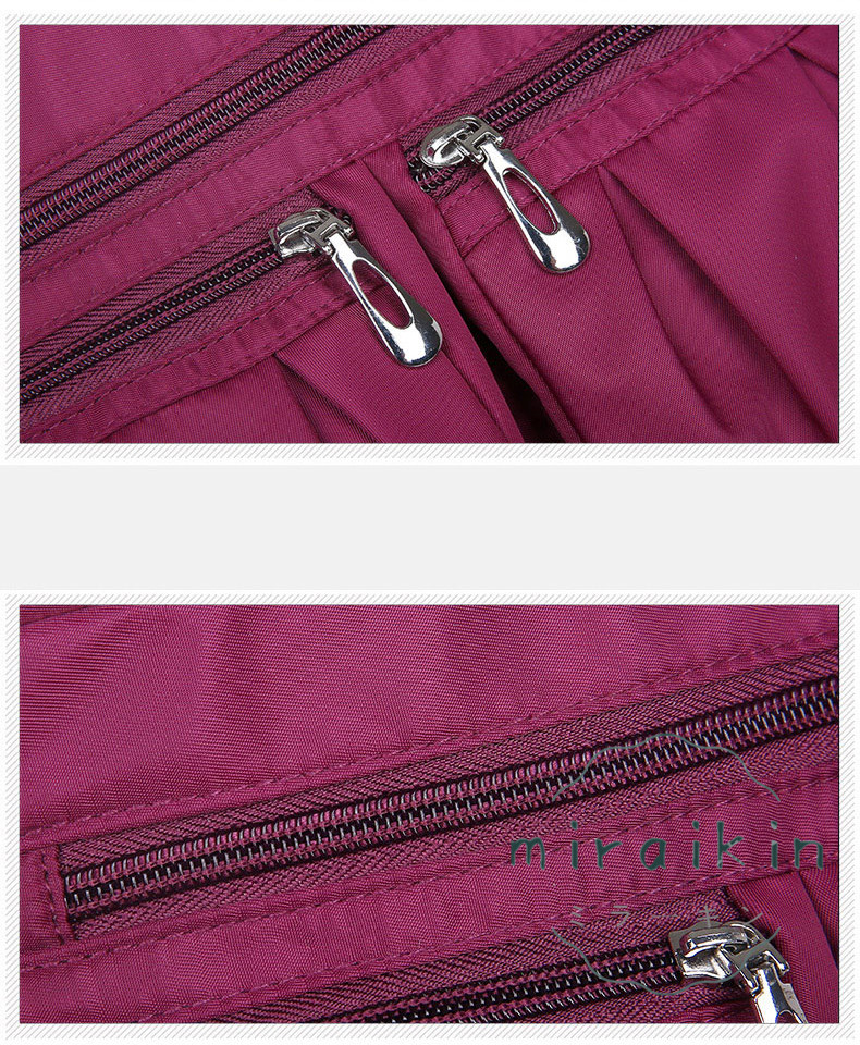 ショルダーバッグ レディース 仕切り トートバッグ ママバッグ 大容量 軽量 大きめ 送料無料 おしゃれ アウトドア お出かけ ファスナー カジュアル 肩掛け 