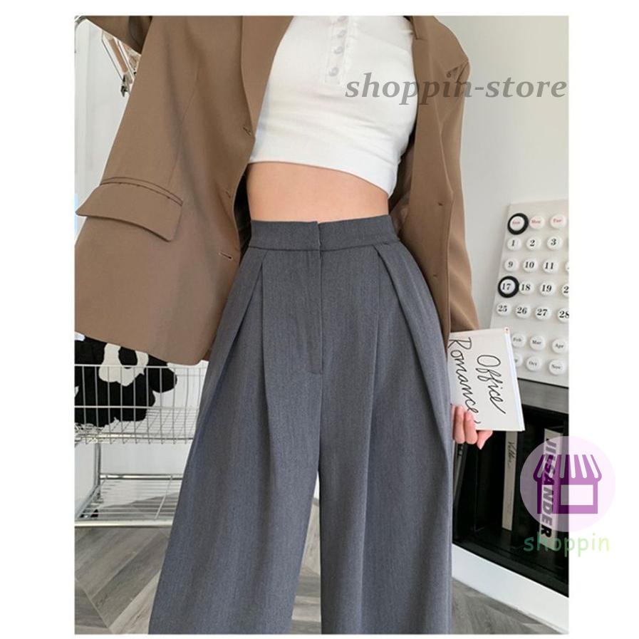 ワイドパンツ レディース ガウチョパンツ ロング スラックス バギーパンツ ハイウエスト 春夏 ゆったり 着痩 美脚 カジュアル 通勤 ストリート系 