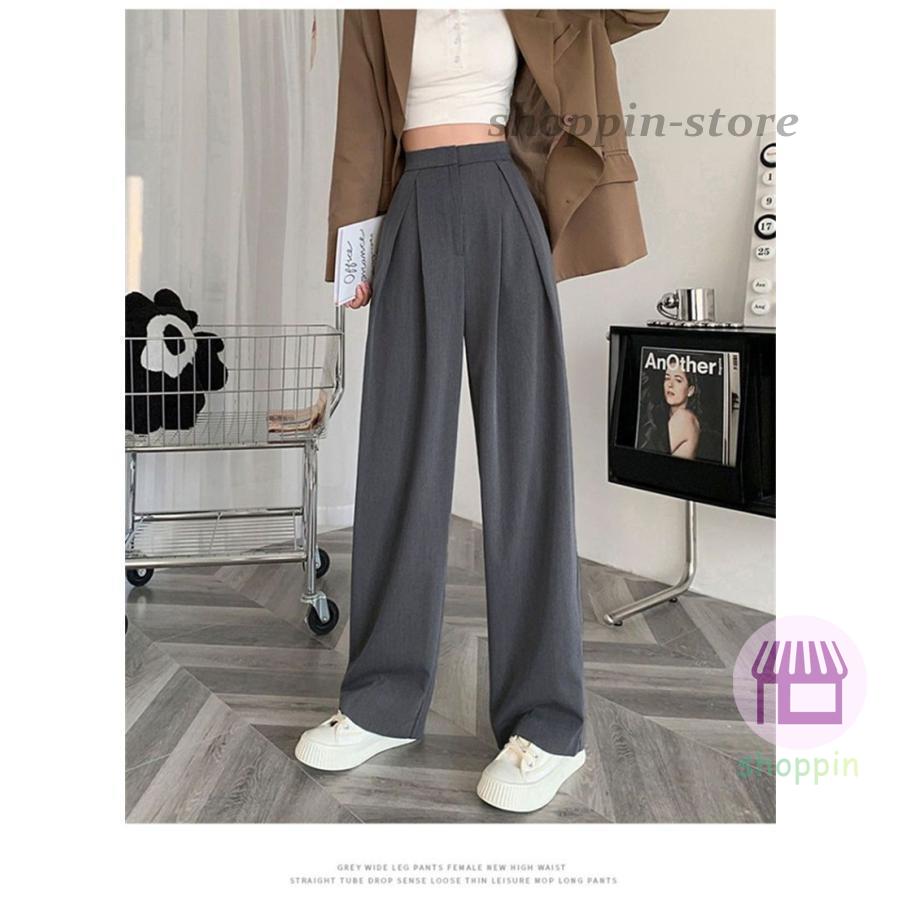 ワイドパンツ レディース ガウチョパンツ ロング スラックス バギーパンツ ハイウエスト 春夏 ゆったり 着痩 美脚 カジュアル 通勤 ストリート系 