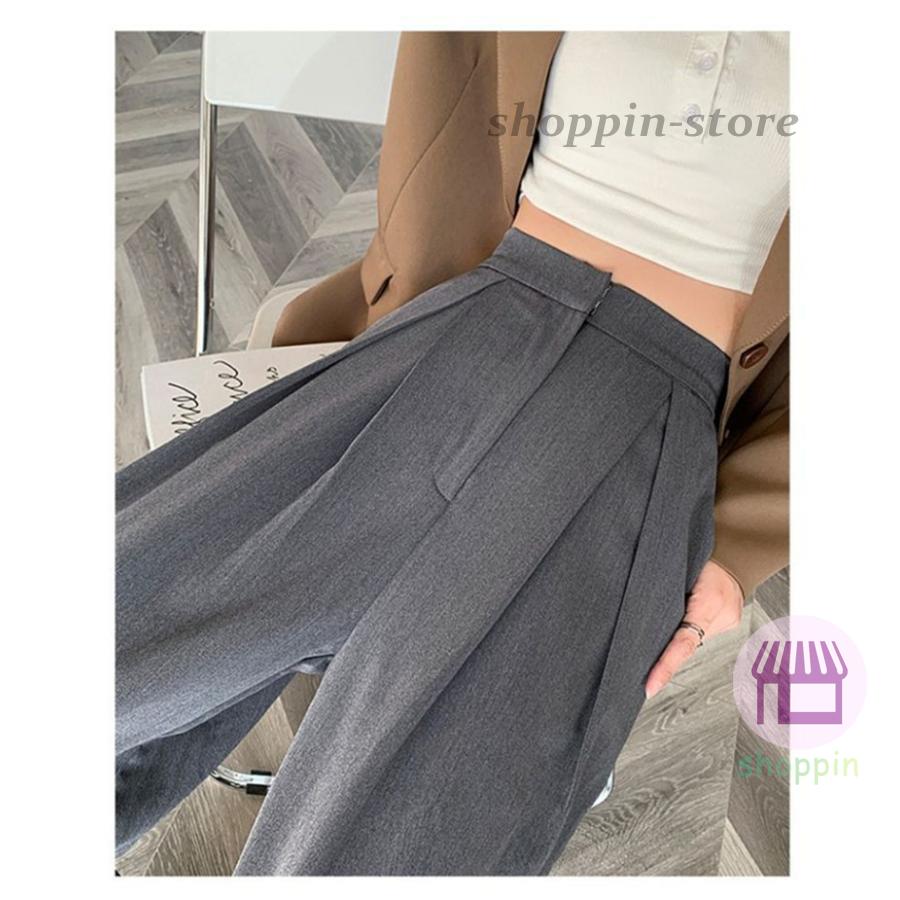 ワイドパンツ レディース ガウチョパンツ ロング スラックス バギーパンツ ハイウエスト 春夏 ゆったり 着痩 美脚 カジュアル 通勤 ストリート系 