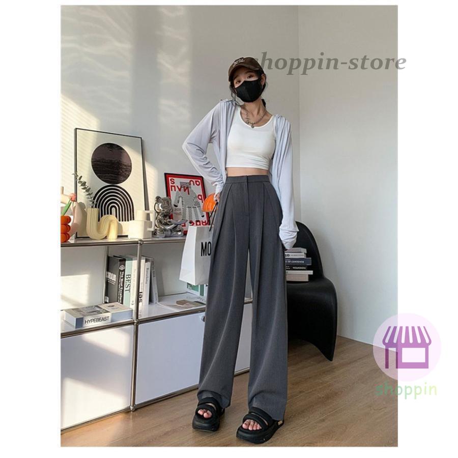 ワイドパンツ レディース ガウチョパンツ ロング スラックス バギーパンツ ハイウエスト 春夏 ゆったり 着痩 美脚 カジュアル 通勤 ストリート系 