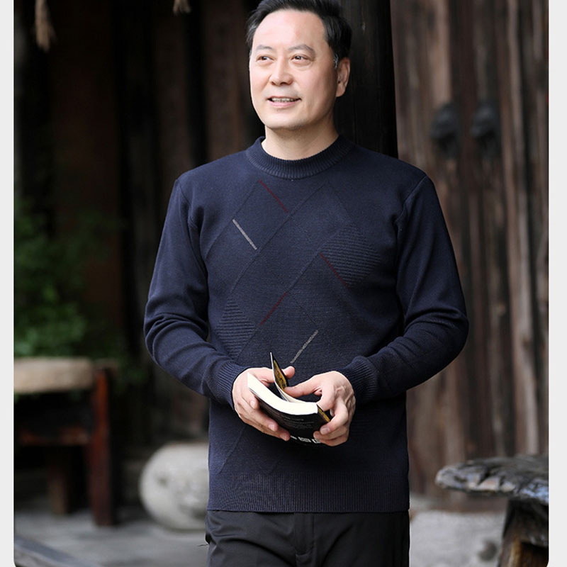 ニット セーター メンズ◆クルーネック秋服 冬服 紳士 メンズ プレゼント ギフト シニア 誕生日 ゴルフ シニアファッション クリスマス 敬老の日 