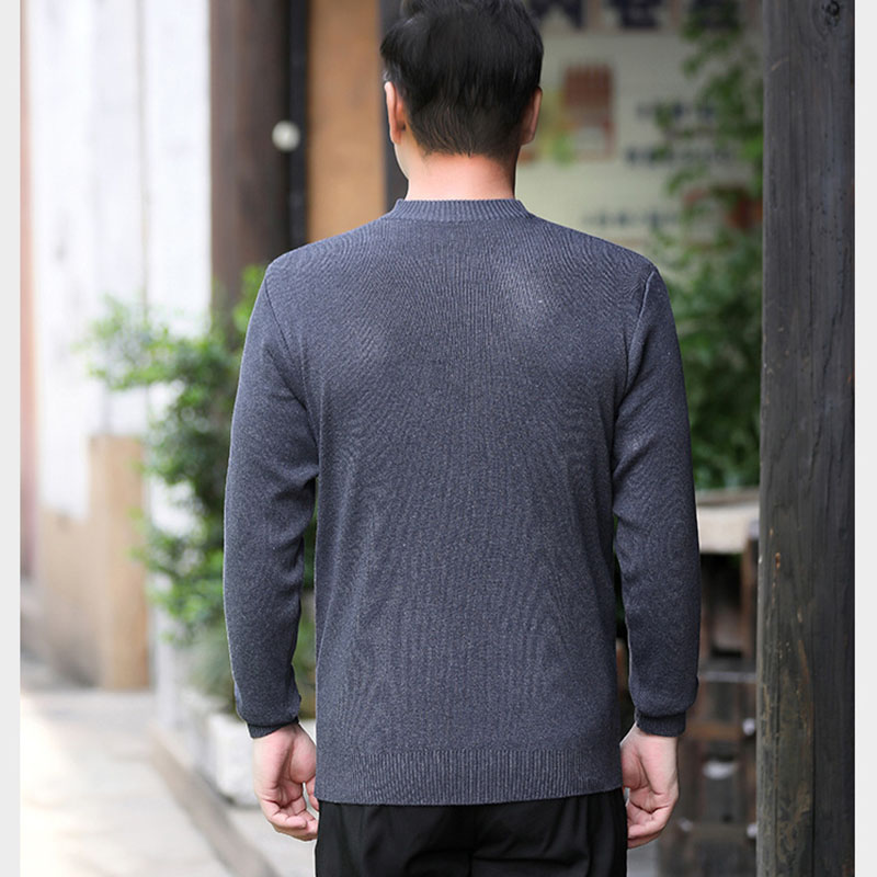 ニット セーター メンズ◆クルーネック秋服 冬服 紳士 メンズ プレゼント ギフト シニア 誕生日 ゴルフ シニアファッション クリスマス 敬老の日 