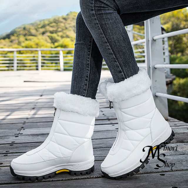 スノーブーツ レディース おしゃれ スノーウィンターブーツ トレッキングブーツ アウトドア 防水 冬 防寒 あったか 滑りにくい 