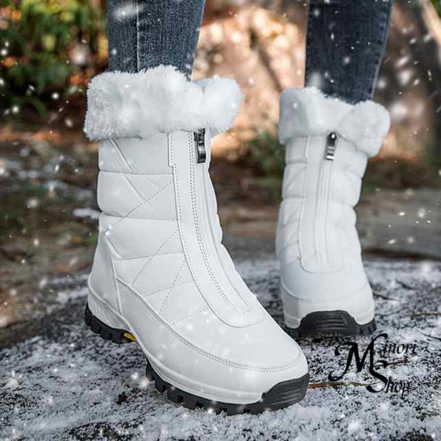 スノーブーツ レディース おしゃれ スノーウィンターブーツ トレッキングブーツ アウトドア 防水 冬 防寒 あったか 滑りにくい 