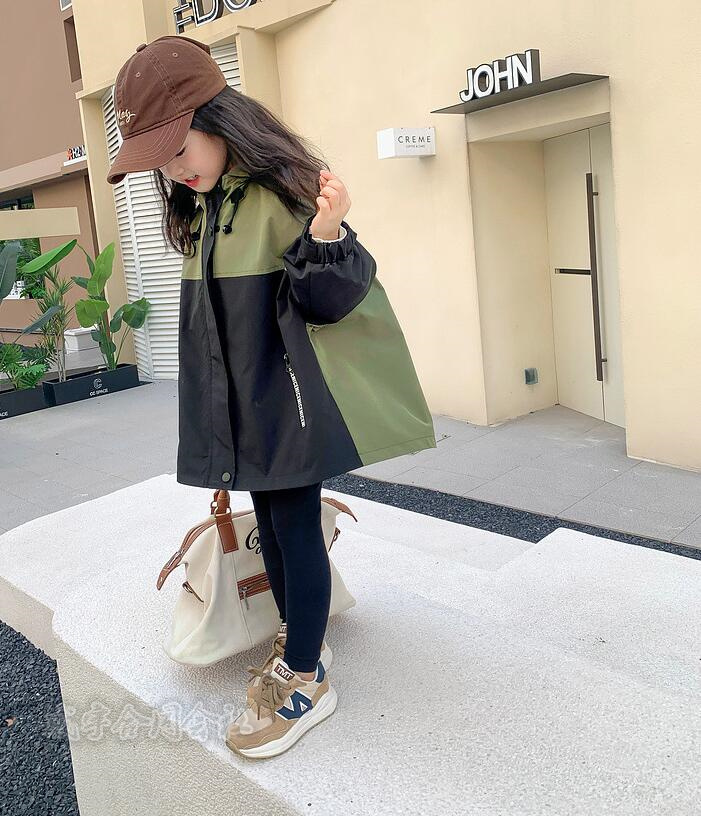 子供服 ウィンドブレーカー キッズ 女の子 ジップアップマウンテン長袖ジャケット ブルゾンジャンパー 女児 お出かけ ジュニア 