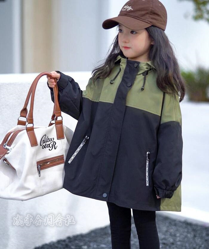 子供服 ウィンドブレーカー キッズ 女の子 ジップアップマウンテン長袖ジャケット ブルゾンジャンパー 女児 お出かけ ジュニア 