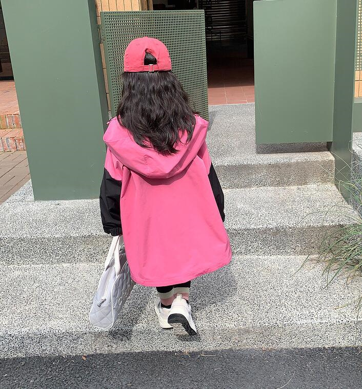 子供服 ウィンドブレーカー キッズ 女の子 ジップアップマウンテン長袖ジャケット ブルゾンジャンパー 女児 お出かけ ジュニア 