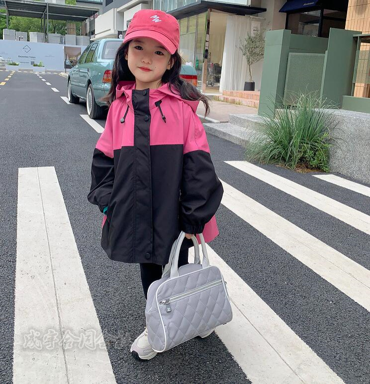 子供服 ウィンドブレーカー キッズ 女の子 ジップアップマウンテン長袖ジャケット ブルゾンジャンパー 女児 お出かけ ジュニア 