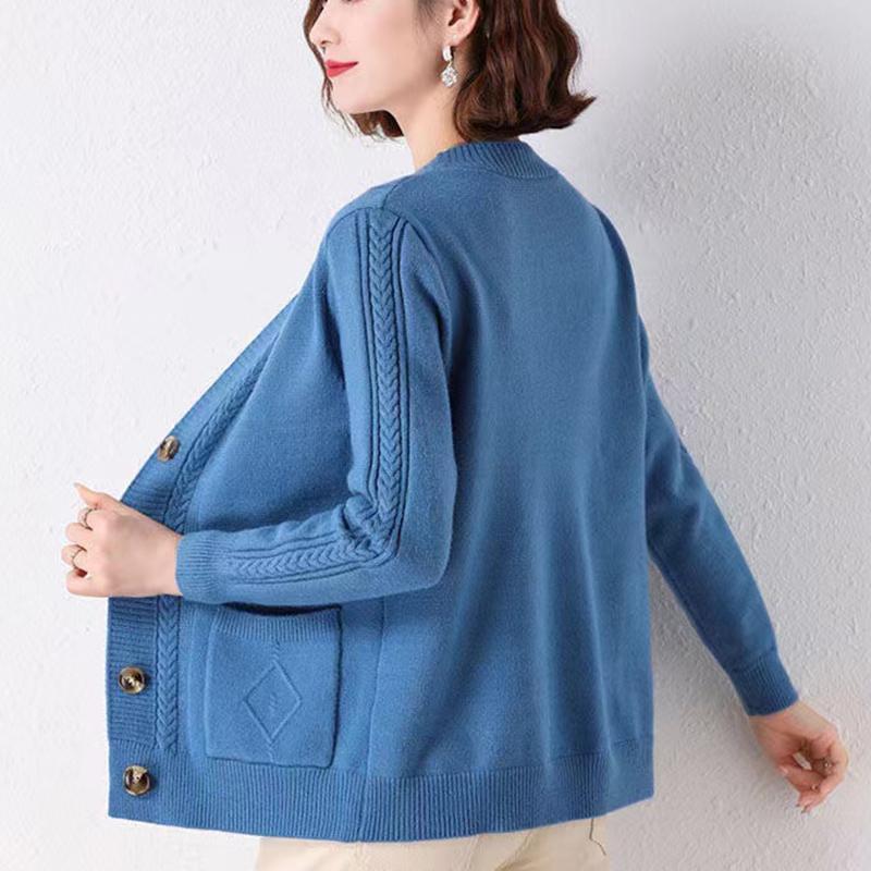 超。 カーディガン レディース ニット セーター Vネック 洗える おしゃれ 秋 長袖 羽織 ゆる ゆったり 伸縮性 春 超目玉 上品 カジュアル 