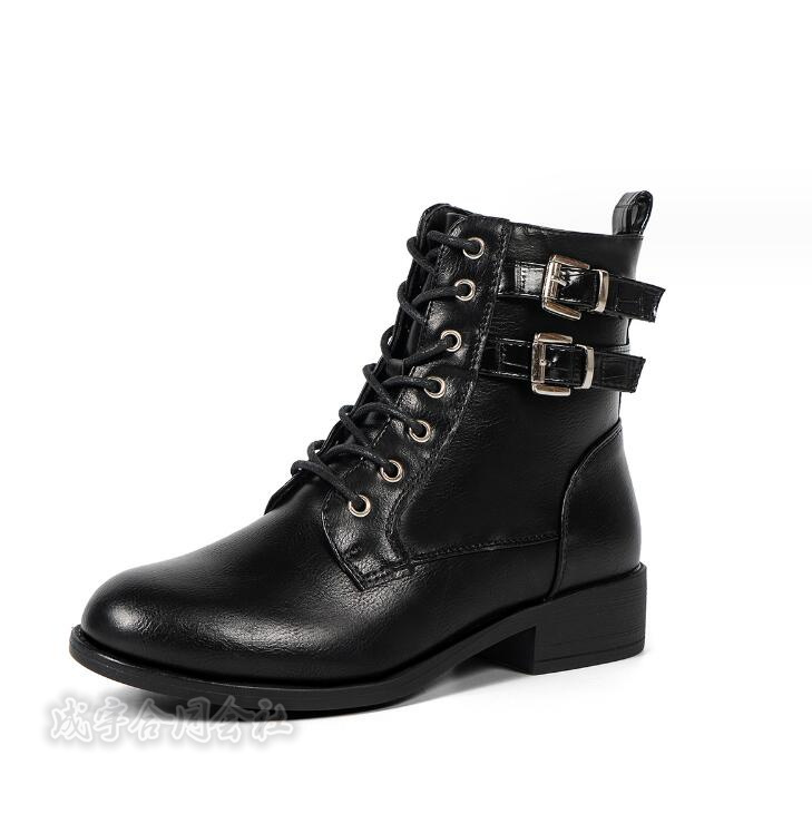 ブーツ 黒 レディース ショートブーツ 編み上げブーツ サイドジップ 疲れない 歩きやすい 靴 甲高 大きいサイズ 幅広 レースアップブーツ ローヒール 