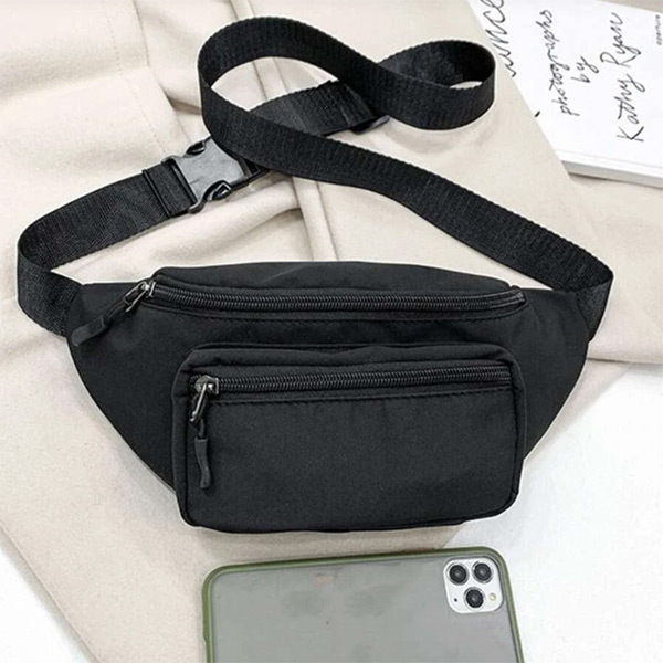 あり ボディバッグ ウエストポーチ ブラック 黒 2WAY BAG 軽量 無地 ショルダーバッグ ミニバッグ かばん 斜め掛け 鞄 シンプル コンパクト 