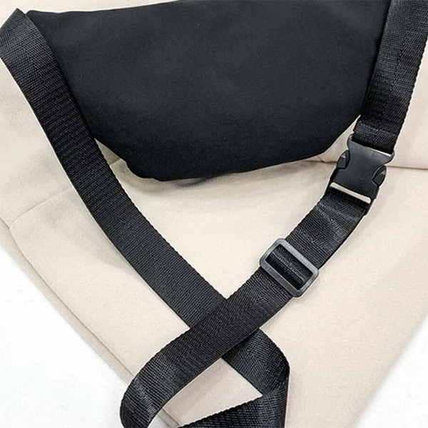 あり ボディバッグ ウエストポーチ ブラック 黒 2WAY BAG 軽量 無地 ショルダーバッグ ミニバッグ かばん 斜め掛け 鞄 シンプル コンパクト 