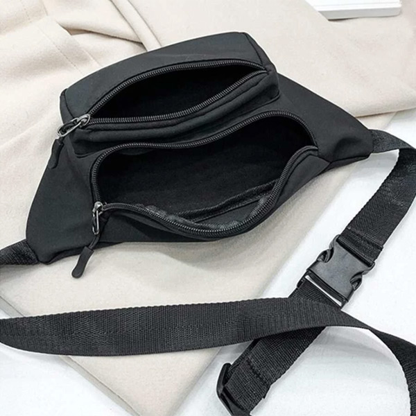 あり ボディバッグ ウエストポーチ ブラック 黒 2WAY BAG 軽量 無地 ショルダーバッグ ミニバッグ かばん 斜め掛け 鞄 シンプル コンパクト 