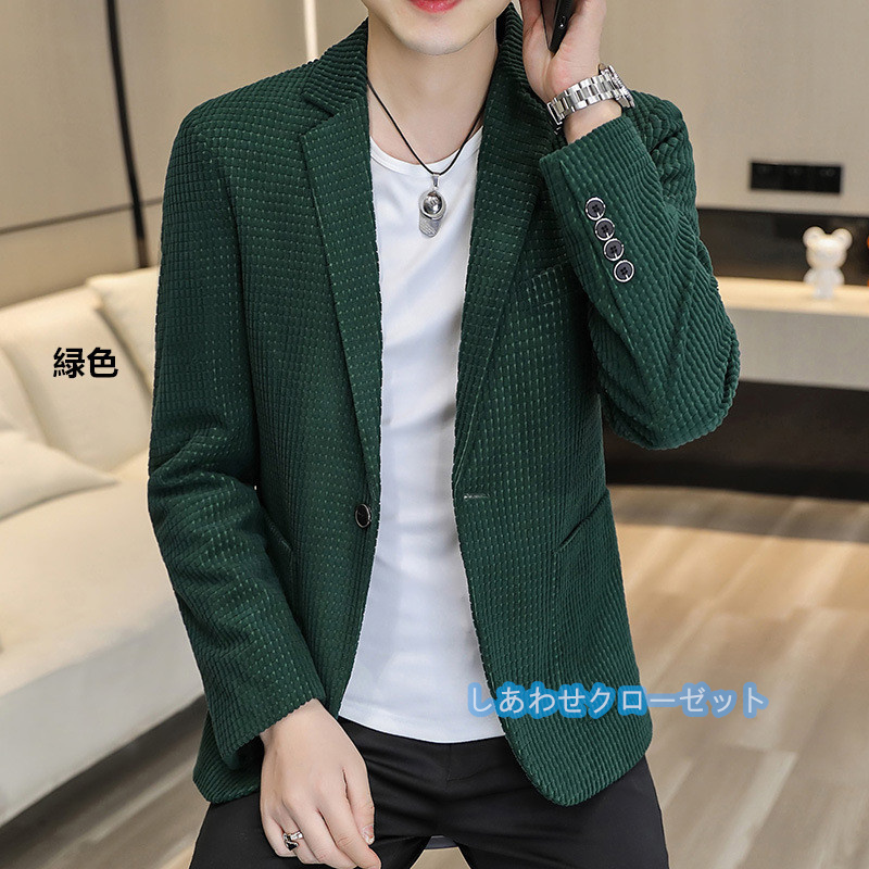 テーラードジャケット メンズ おしゃれ ブレザージャケット カジュアルスーツ 無地 通勤 アウター 紳士用 フォマールスーツ ビジネススーツ 春秋冬 