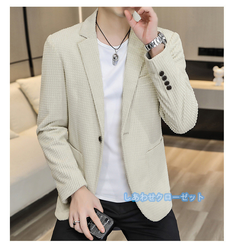 テーラードジャケット メンズ おしゃれ ブレザージャケット カジュアルスーツ 無地 通勤 アウター 紳士用 フォマールスーツ ビジネススーツ 春秋冬 