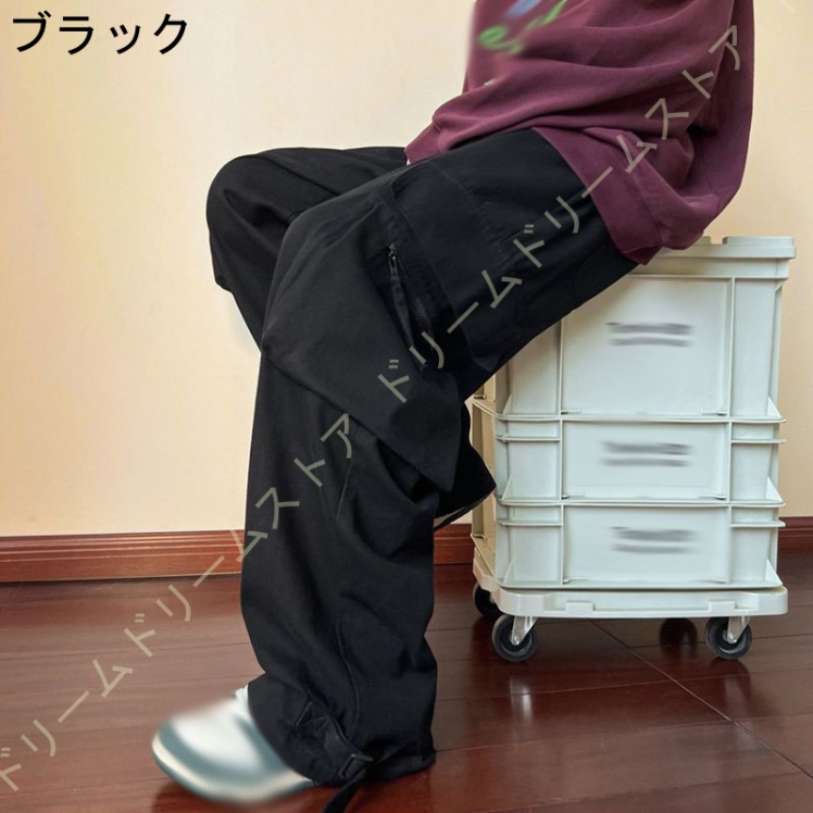 カーゴパンツ メンズ 大きいサイズ メンズ ズボン ゆったり ロングパンツ ズボン イージーパンツ ワイドカーゴパンツ リラックスパンツ スポーツパンツ 