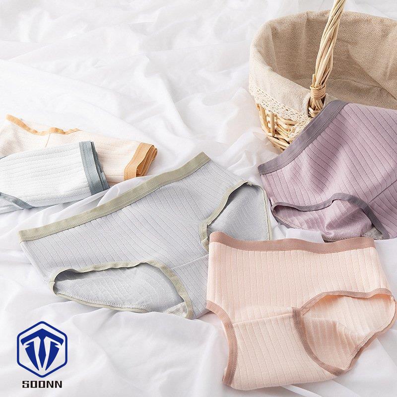 スタンダードショーツ ノーマル レディース 婦人 インナー 下着 シンプル かわい おしゃれ リブ スポーティー カジュアル パンツ 無地 フルバック 