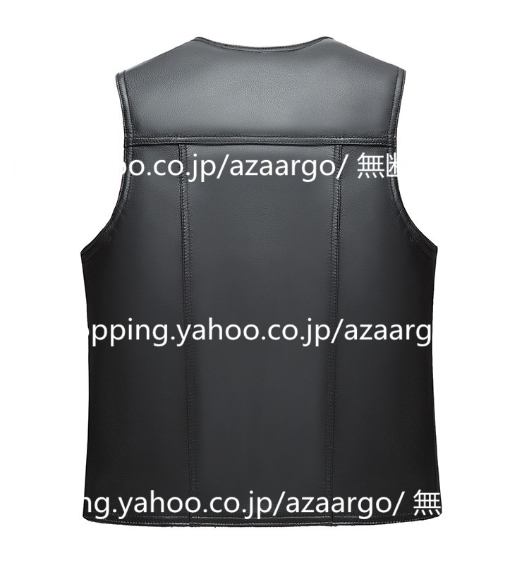 レザーベスト メンズ ラムレザー ベスト 。 羊革 バイク用ベスト 大きいサイズ ジレベスト 通勤 フォーマル 高級レザー チョッキ カジュアル 