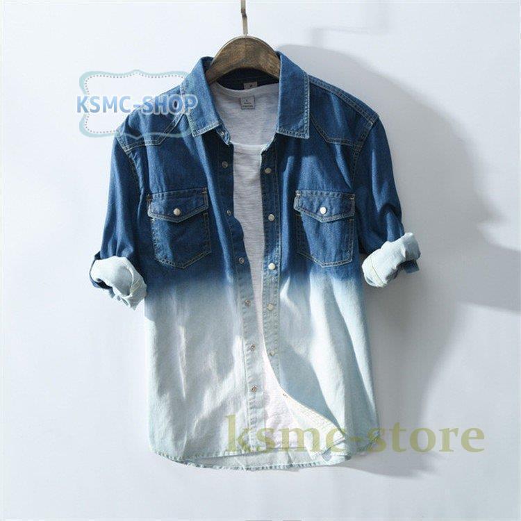 シャツ メンズ 秋 長袖 無地 シャツ 薄手 メンズ カジュアルシャツ 秋 夏 開襟シャツ 新作 薄手 春 おしゃれ カジュアル 