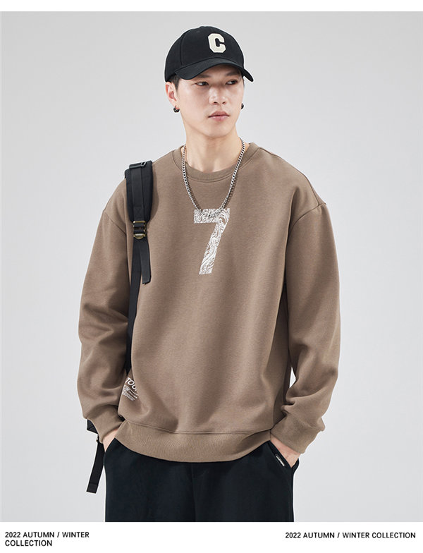 トレーナー メンズ プルオーバー ブラック 長袖 スポーツウェア 長袖 丸襟 プリント Uネック 韓国ファッション 春秋 デザイン 送料無料 英語文字 