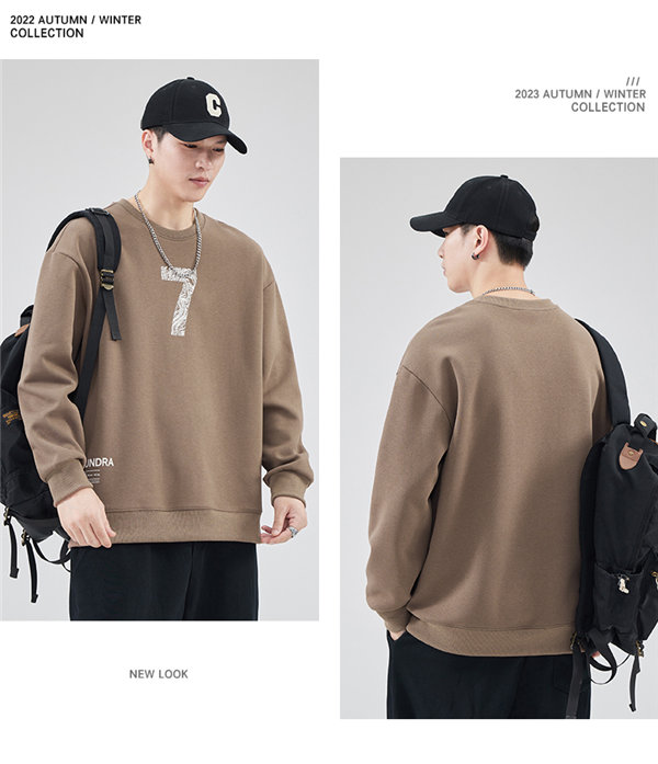 トレーナー メンズ プルオーバー ブラック 長袖 スポーツウェア 長袖 丸襟 プリント Uネック 韓国ファッション 春秋 デザイン 送料無料 英語文字 