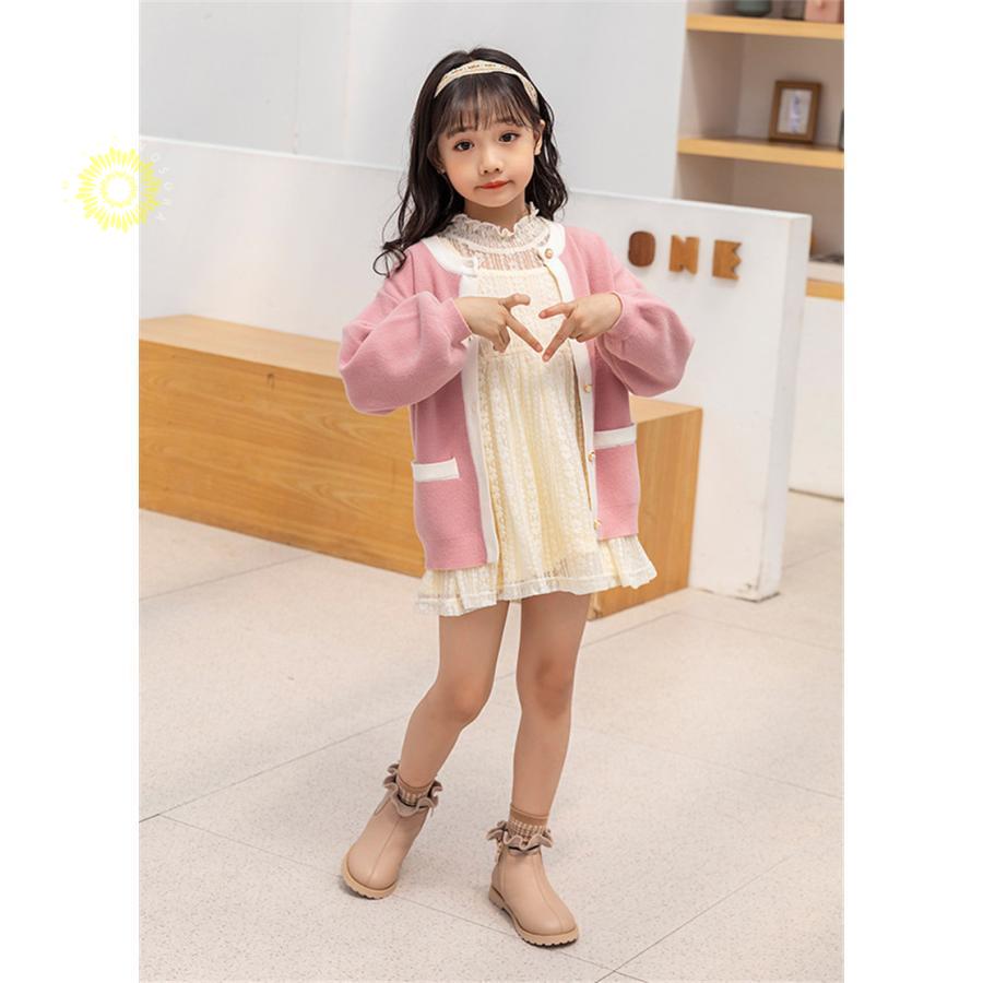 ブーツ キッズ 女の子 子供ブーツ 裏起毛 キッズブーツ ショートブーツ ダンスブーツ 可愛い 暖かい サイド防寒防水 ジュニア 秋冬 