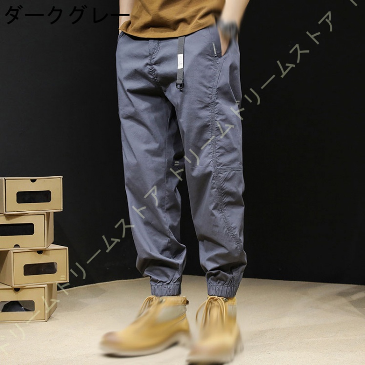 カーゴパンツ メンズ ロングパンツ おしゃれ ワークパンツ カジュアル ジョガー 綿 作業ボゆったり テーパード アウトドア ポケット ストレッチ ズボン 