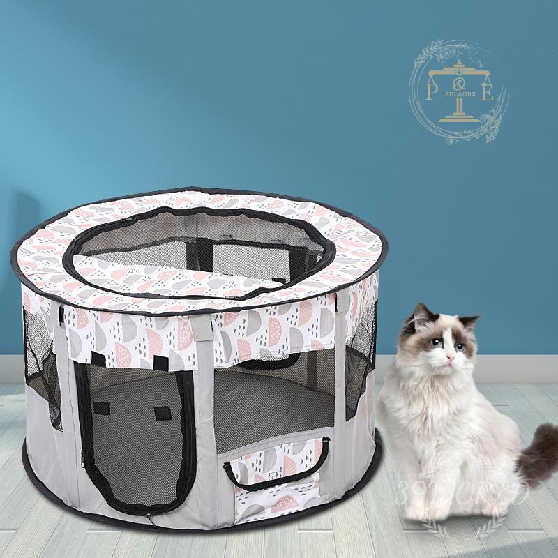 ペットサークル 折りたたみ式 テント 犬 猫 ウサギ用 ペットケージ 丈夫 頑丈 メッシュ 組み立て簡単 全8色 屋外 屋内 持ち運び便利 小動物 車内 小型犬 
