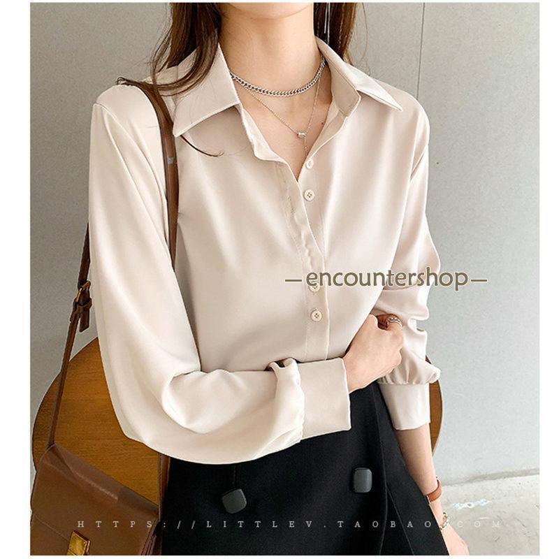 ブラウス レディース 長袖 春秋 長袖シャツ トップス 体型カバー OL ビジネス おしゃれ 通勤 入学式 フォーマル シンプル きれいめ デート 