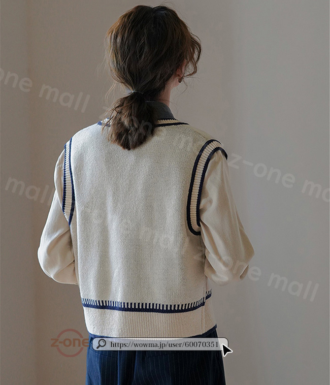 ベスト ニット プルオーバー レディース 新作 Vネック セーター 通学 春 体型カバー レイヤード 大人 可愛い 保温 学生 アウター 秋冬 通勤 ゆったり 柔らかい 