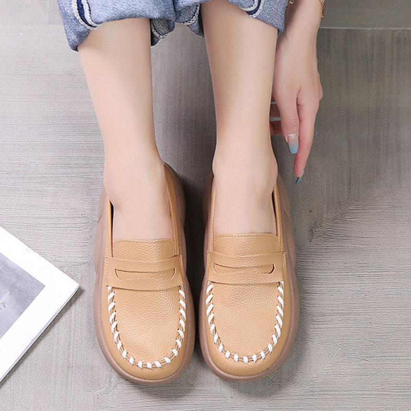 ローファー レディース スリッポン 厚底 柔らかいソール 痛くない 走れる 衝撃吸収 滑り止め モカシン 歩きやすい 美脚 日常着用 通勤 