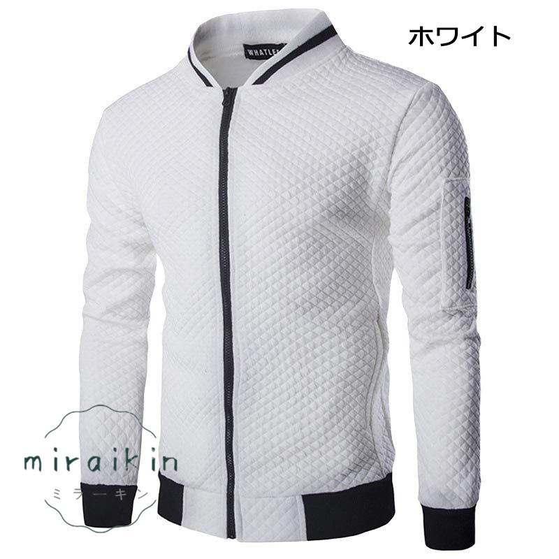 ゴルフウエア ゴルフジャケット メンズ ジップアップ長袖 春秋服 ジャケット アウトドア スポーツ 20代 30代 トップス 40代 スウェット アウター 