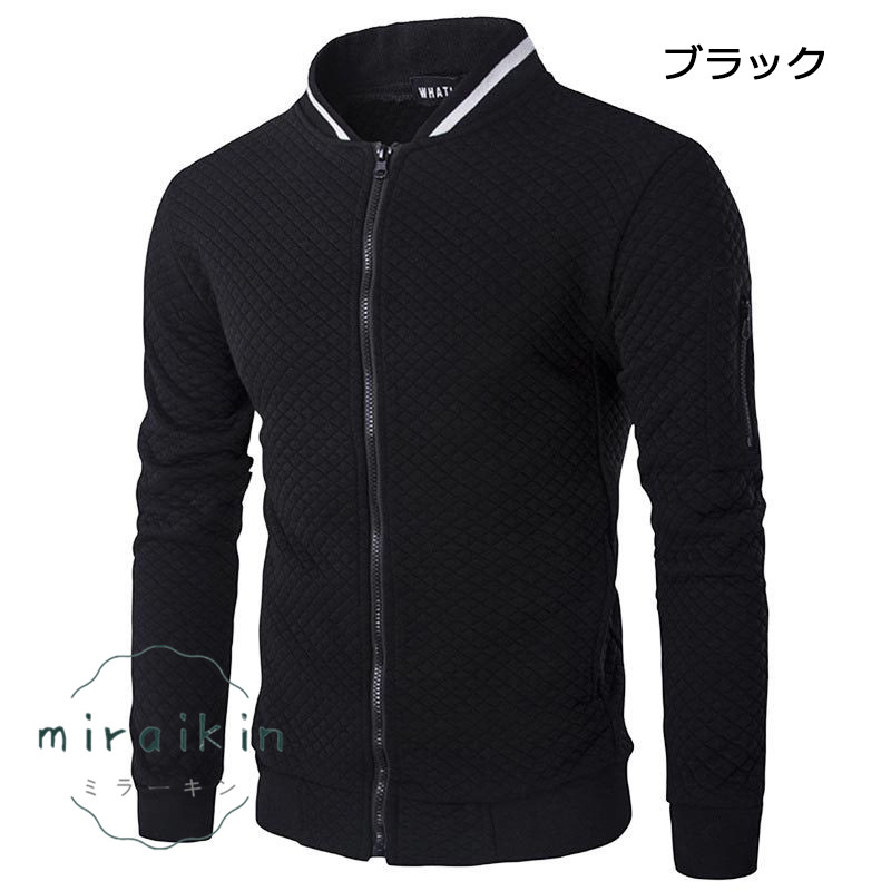ゴルフウエア ゴルフジャケット メンズ ジップアップ長袖 春秋服 ジャケット アウトドア スポーツ 20代 30代 トップス 40代 スウェット アウター 