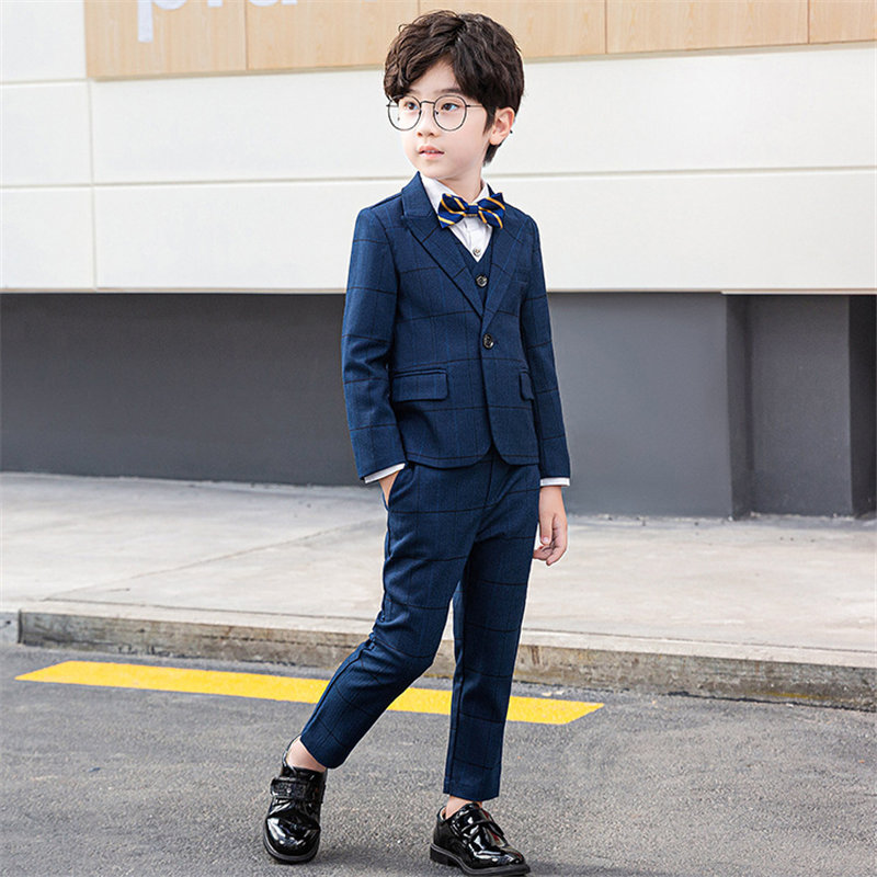 子供スーツ 5点セット スーツ 子供服 子供 フォーマル 紳士風 男の子スーツ ベスト 男の子 上下セット キッズ 通園 演出 ジャケット スーツ 