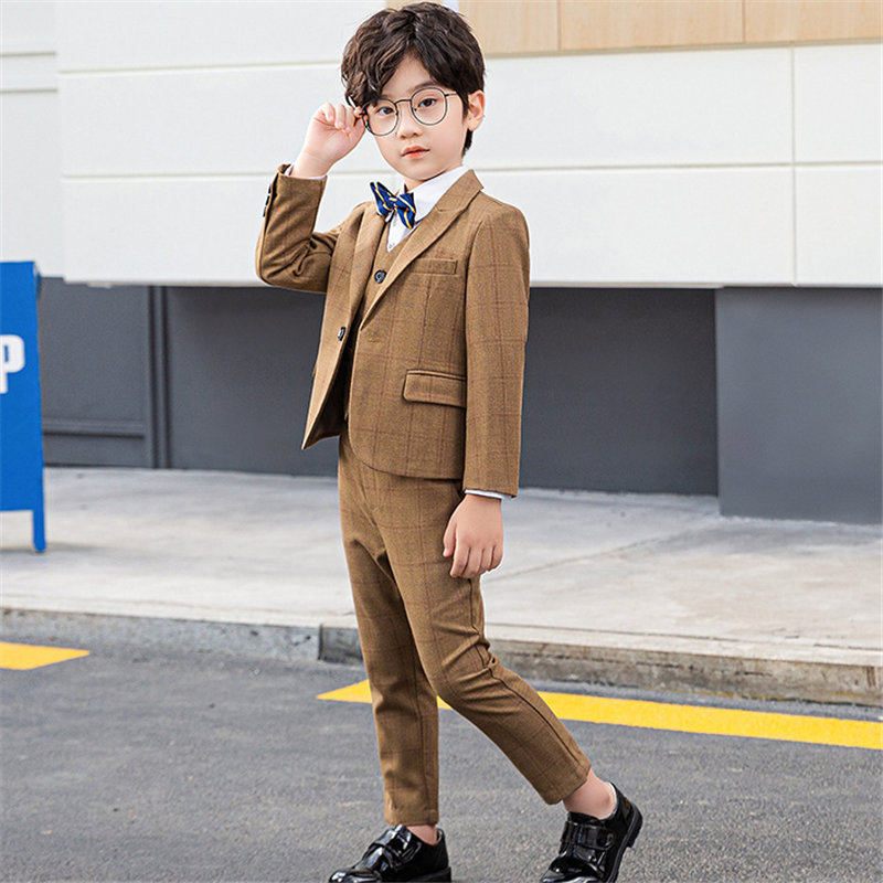 子供スーツ 5点セット スーツ 子供服 子供 フォーマル 紳士風 男の子スーツ ベスト 男の子 上下セット キッズ 通園 演出 ジャケット スーツ 