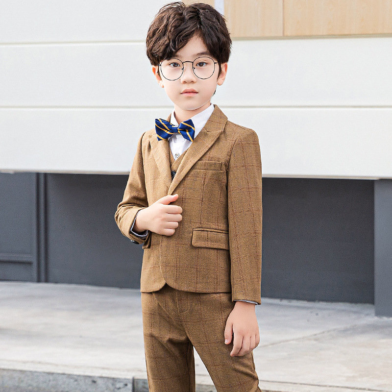 子供スーツ 5点セット スーツ 子供服 子供 フォーマル 紳士風 男の子スーツ ベスト 男の子 上下セット キッズ 通園 演出 ジャケット スーツ 
